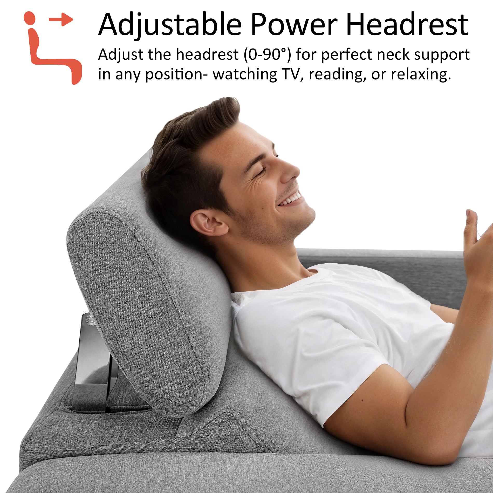 High Leg Power Recliner Chair, HL128