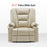 MCombo Large-Wide Power Lift Recliner Chair with Massage and Heat for Big and Tall Elderly People, Faux Leather R7541