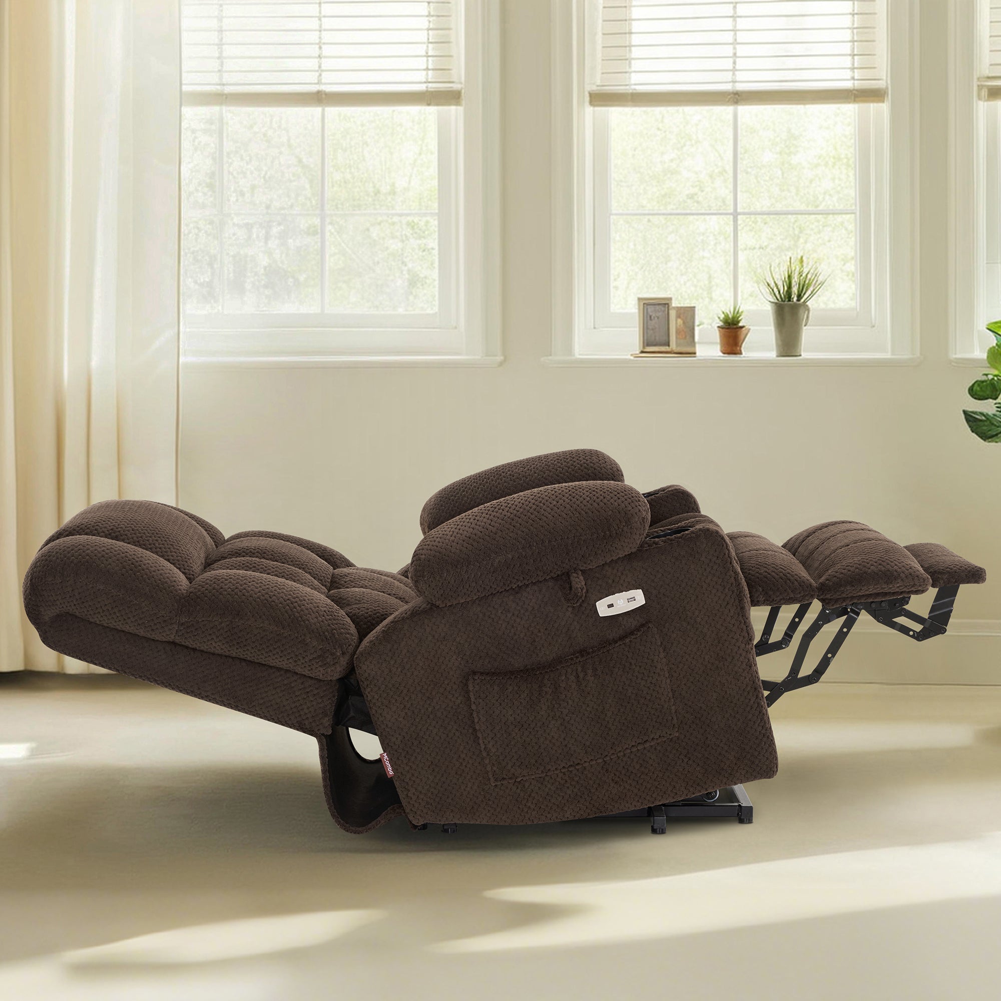 Power Lift Recliner Chair for Elderly, Dual Motor, Massage and Heat, Fabric 7890|7893|7896|R7897|R7891|R7894