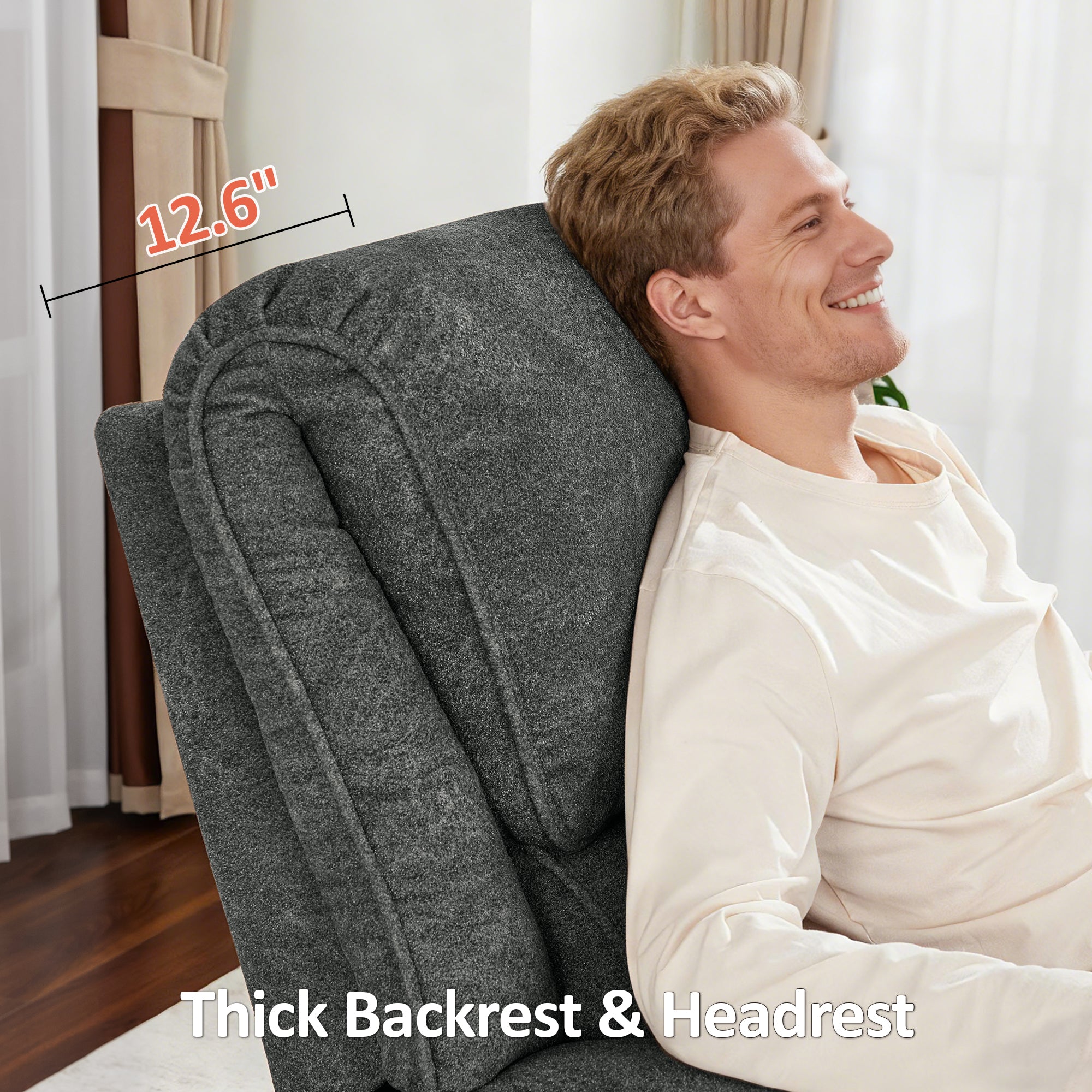 MCombo Power Recliner Chair Oversized 400 Pounds, Electric Recliner Chairs for Adults, Oversized Recliner Sofa Chair for Home, Living Room, Bedroom OE675 (Recommended Height: 5'5"-6'1")