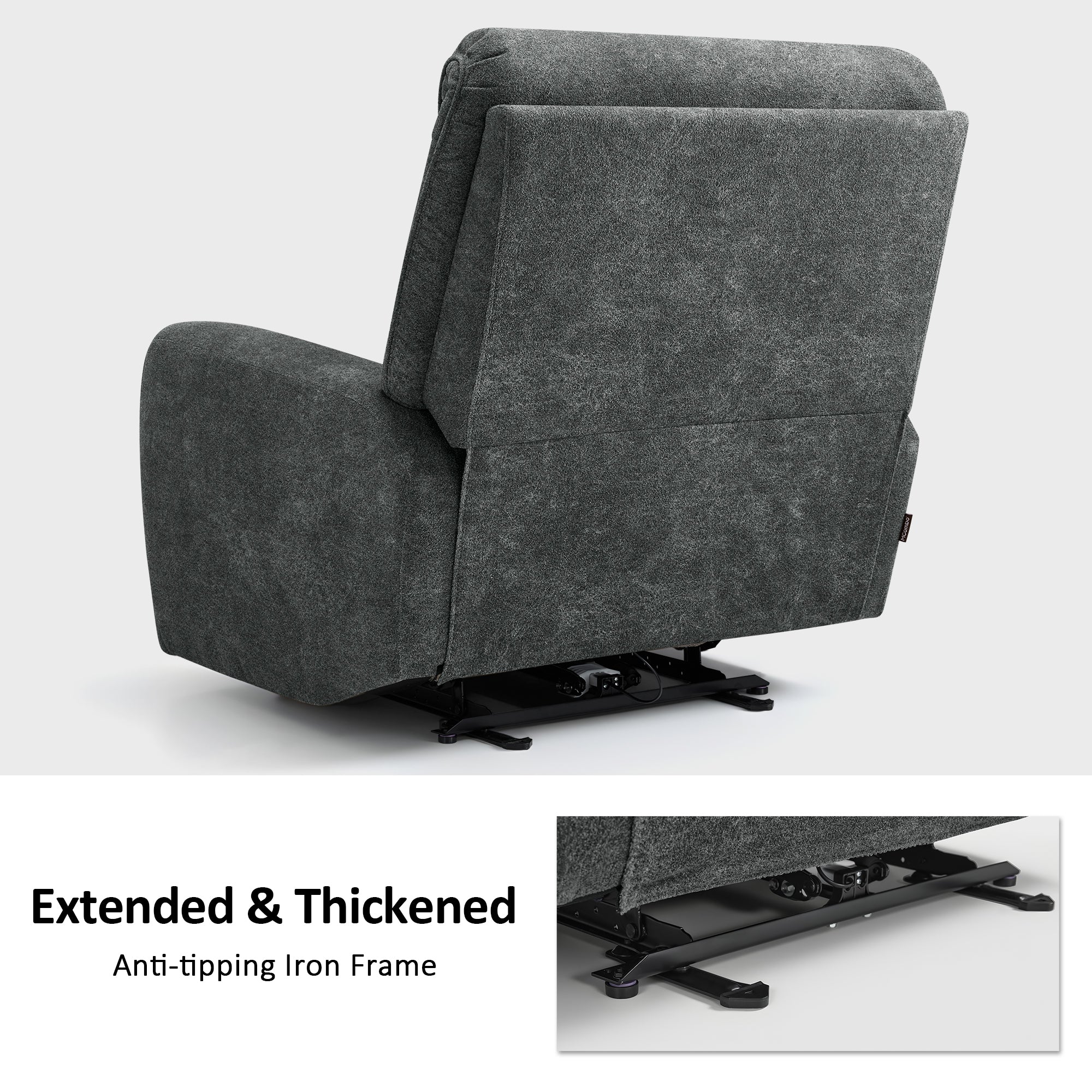 MCombo Power Recliner Chair Oversized 400 Pounds, Electric Recliner Chairs for Adults, Oversized Recliner Sofa Chair for Home, Living Room, Bedroom OE675 (Recommended Height: 5'5"-6'1")