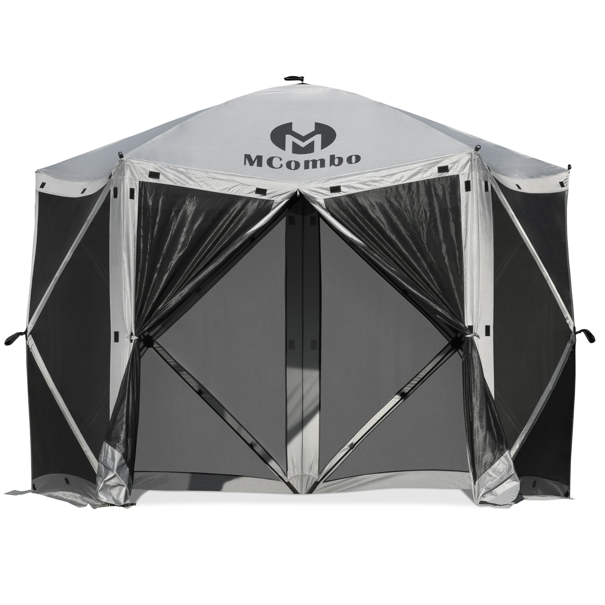 pop up camping tent Portable Pop-Up Tent For 5-7 People, 1024 Tan / 5pc