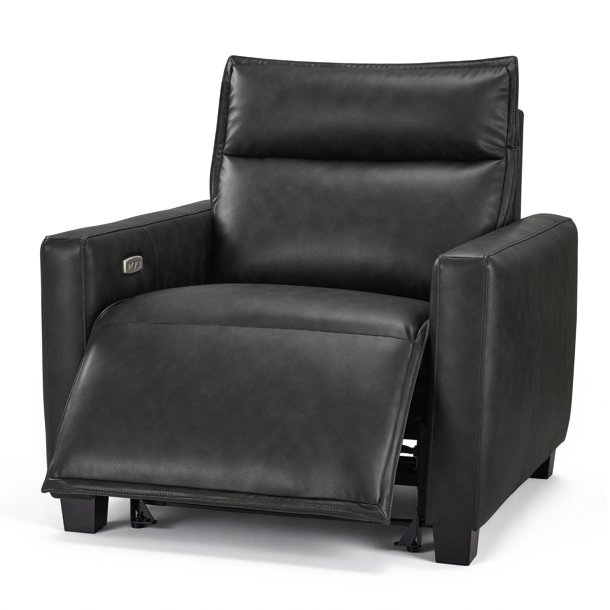 27.2'' Oversized Power Recliner Chair, Zero Gravity Recliner with Solid Wood Legs, USB A & C Charge Ports, Wall Hugger Power Reclining Chair for Living Room, Breathable Faux Leather HL178