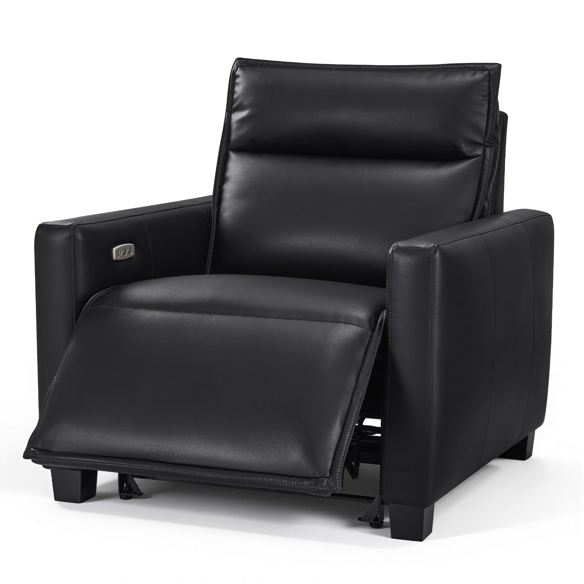 27.2'' Oversized Power Recliner Chair, Zero Gravity Recliner with Solid Wood Legs, USB A & C Charge Ports, Wall Hugger Power Reclining Chair for Living Room, Breathable Faux Leather HL178