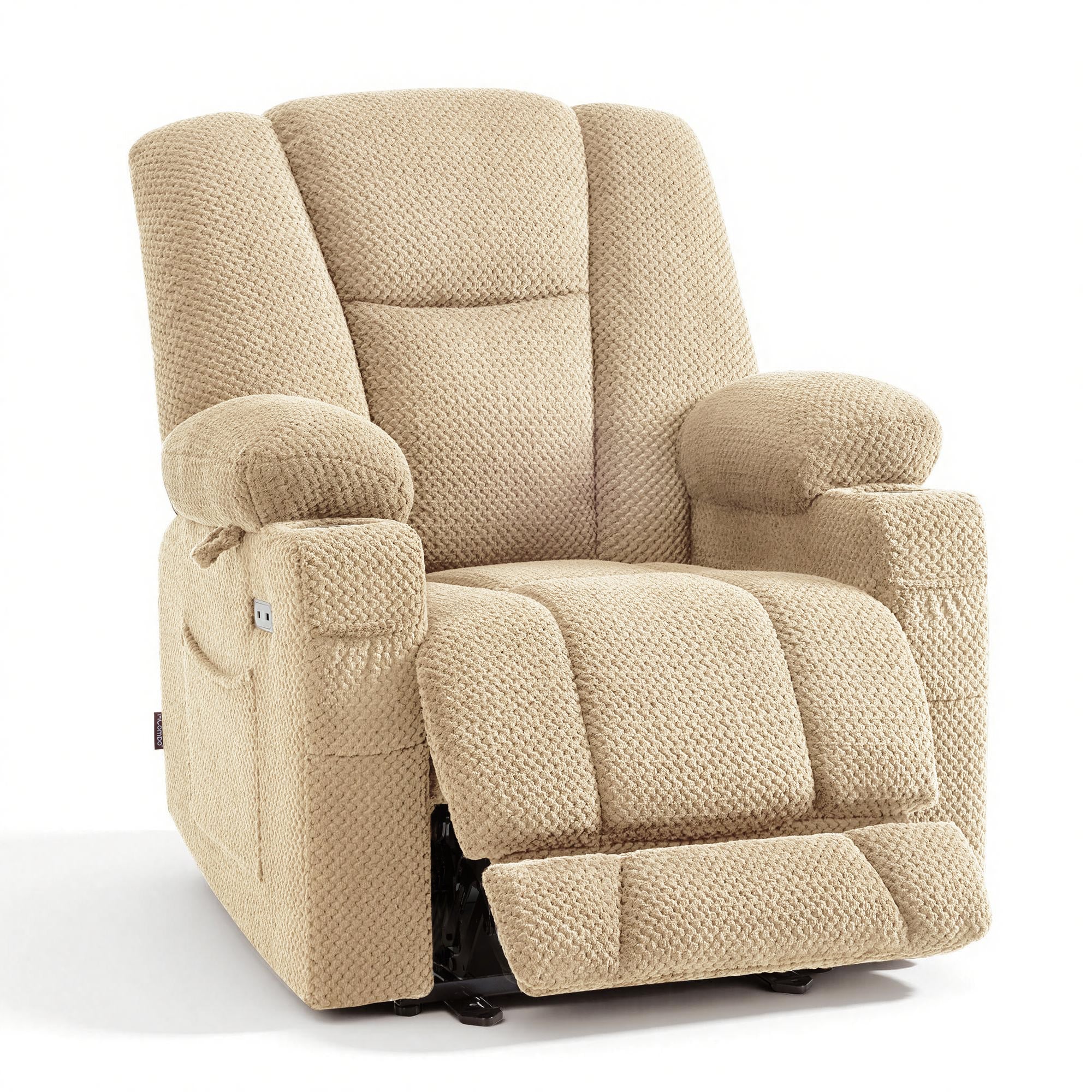 Power Recliner Chair with Massage and Heat, Fabric 8015|8017