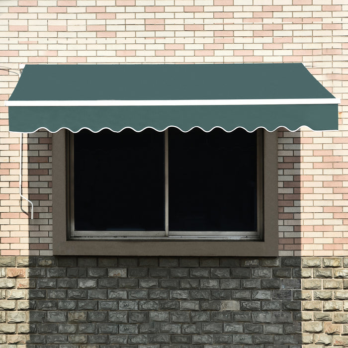 MCombo Patio Awning 10x8 /12x10 /13x8 Feet Fabric Replacement Sunshade Canopy for Retractable Awnings