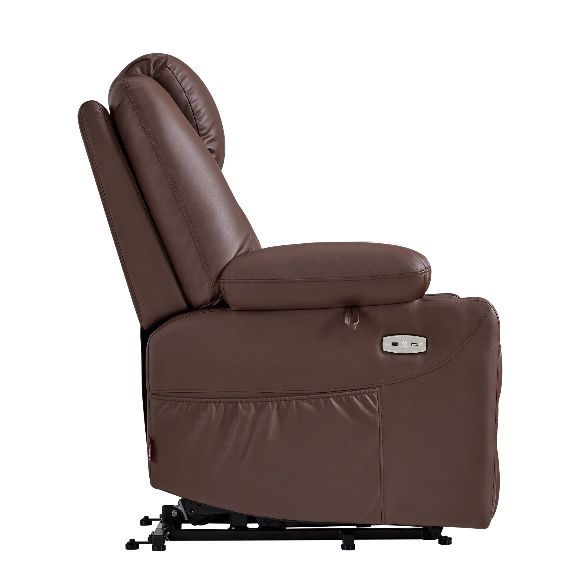 Power Lift Recliner Chair for Elderly, Massage and Heat, Faux Leather 7040|7516|7141|R7045|R7510