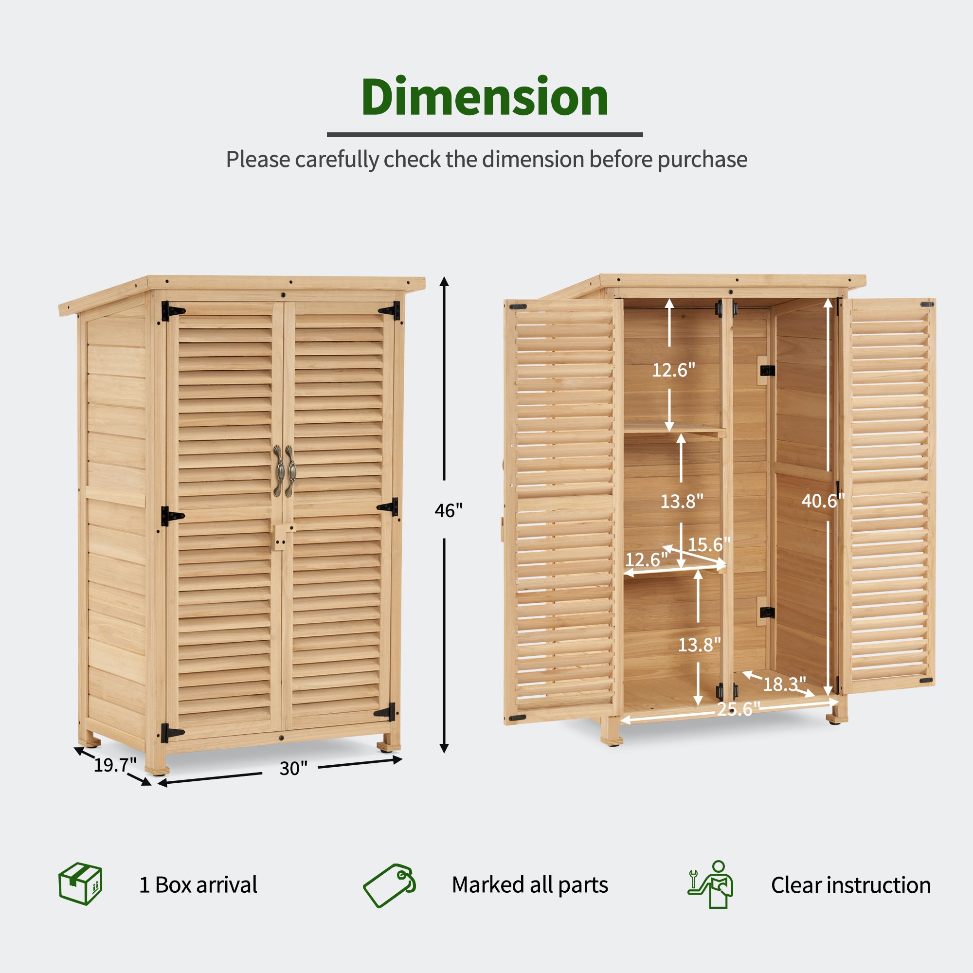 Outdoor Storage Cabinet, 0709|0808|1900
