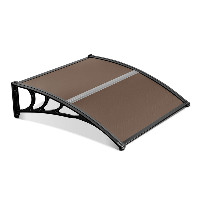 MCombo 40"×40", 40"×80" ,or 40"×120" Window Awning Outdoor Polycarbonate Front Door Patio Cover Garden Canopy 6055-4040/4080/4012