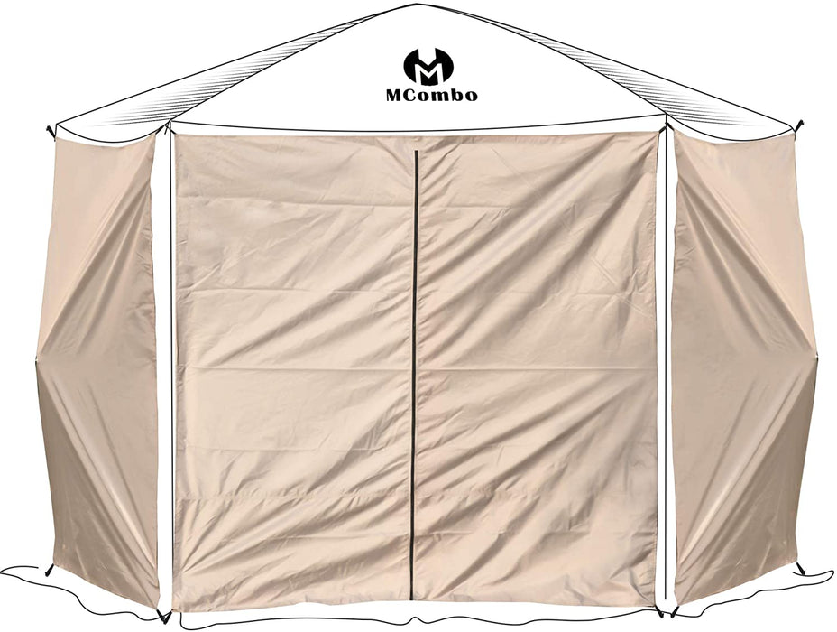 Mcombo Pop-up Portable Gazebo Screen Tent Wind Panels, 6052-P1024