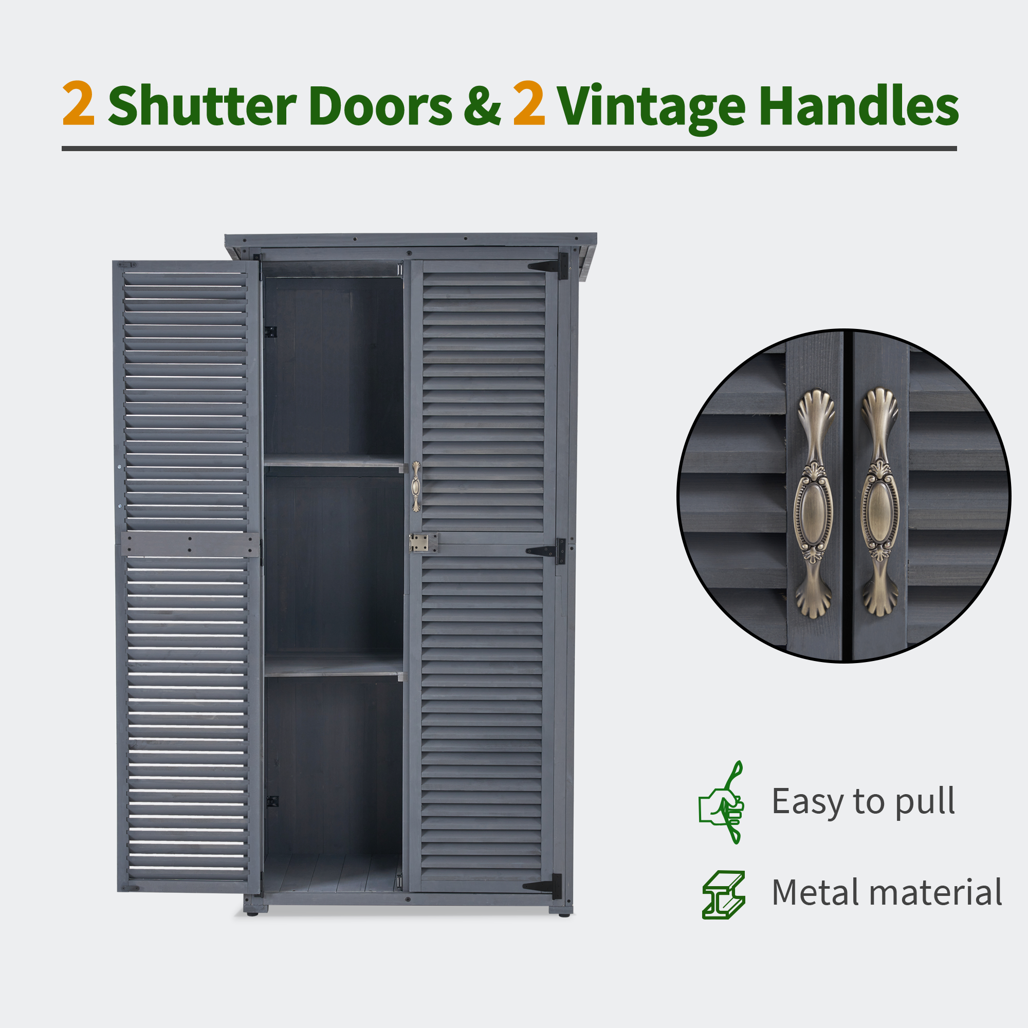 Outdoor Storage Cabinet, 0709|0808|1900