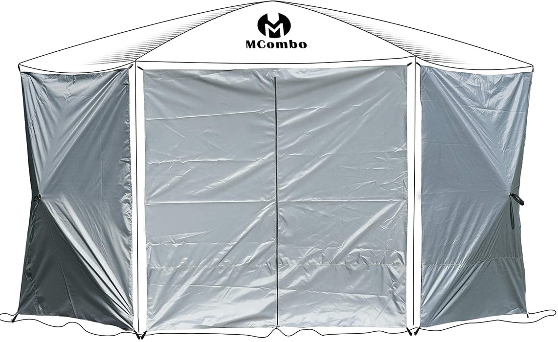 Mcombo Pop-up Portable Gazebo Screen Tent Wind Panels, 6052-P1024