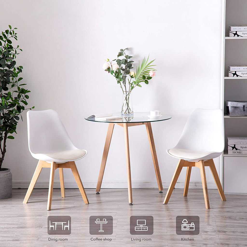 Small glass kitchen table and chairs clearance