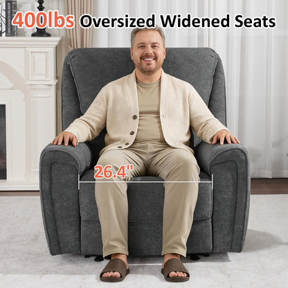 MCombo Power Recliner Chair Oversized 400 Pounds, Electric Recliner Chairs for Adults, Oversized Recliner Sofa Chair for Home, Living Room, Bedroom OE675 (Recommended Height: 5'5"-6'1")