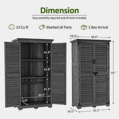 Outdoor Storage Cabinet, 0870