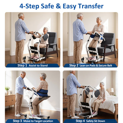 Sit to Stand Assist Lift for Elderly, 400lbs Capacity, STA477