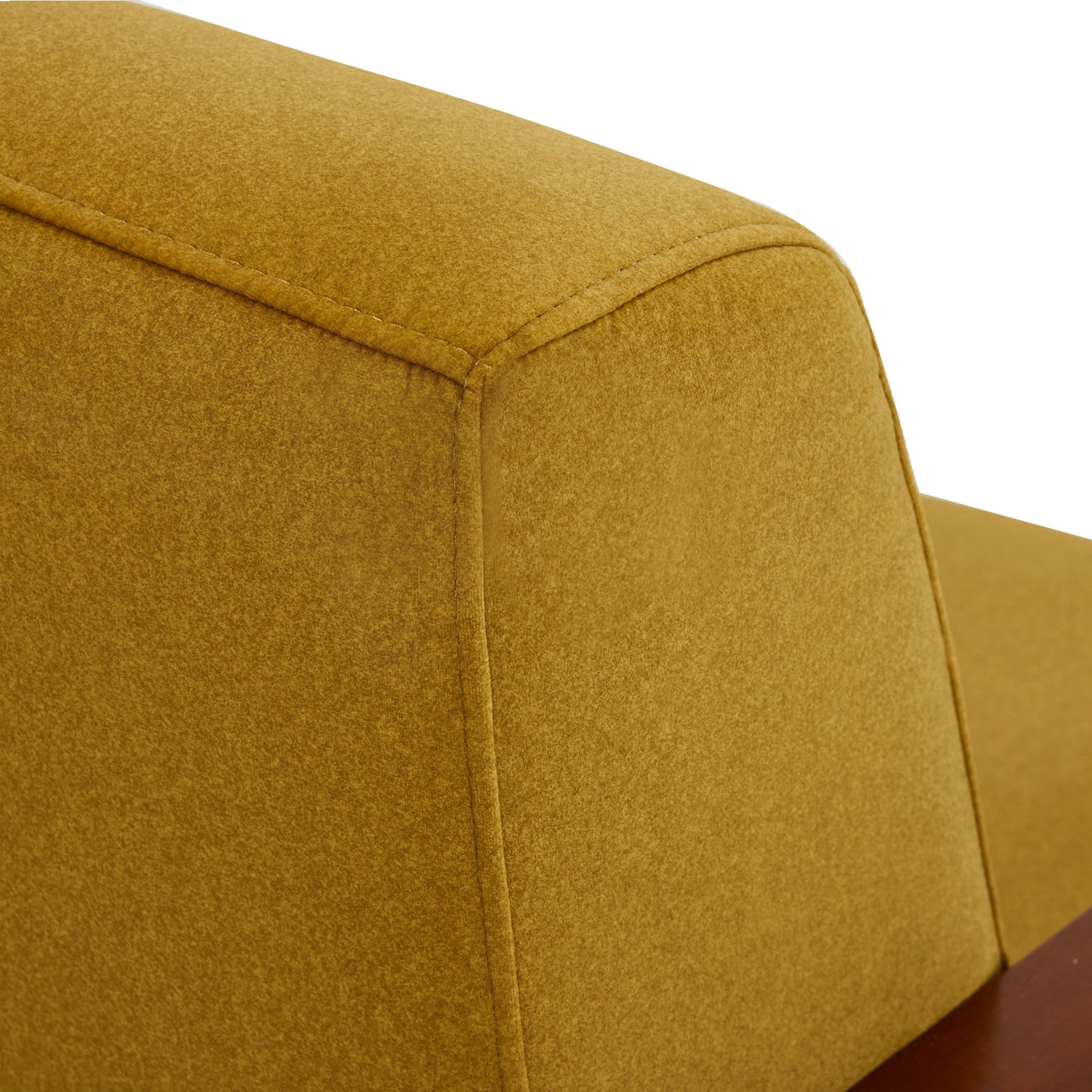 Swivel Glider Accent Chair, Wood Arm, Pet-Friendly Fabric, Classic Style for Living Room & Bedroom
