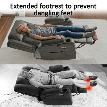 Power Lift Recliner Chair, Triple Motor, Massage and Heat, Fabric 7661|7662|7664