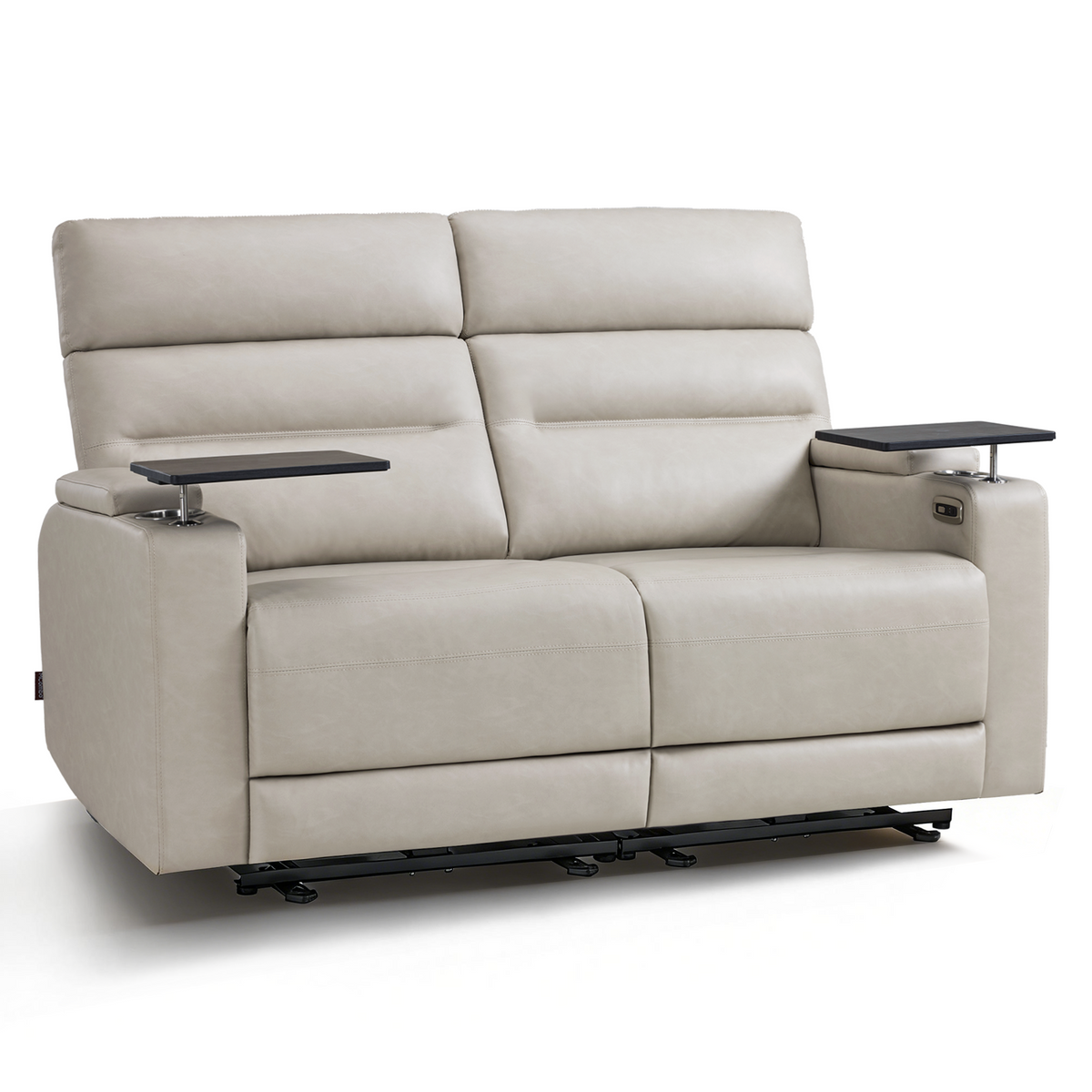 Wall Hugger Reclining Loveseat, RV Sofa with Console, RV01|RV02