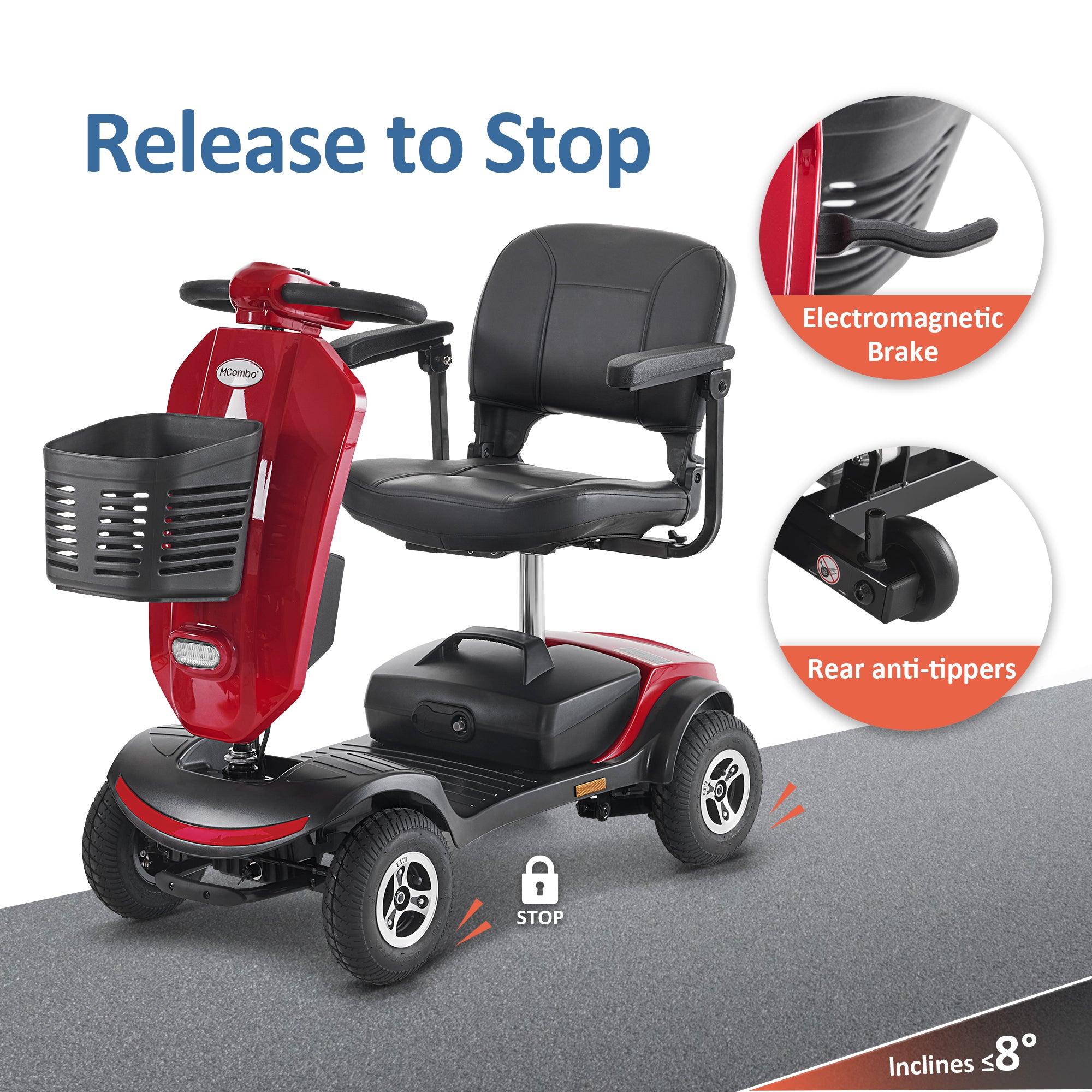Power Mobility Scooter for Adults, MS315