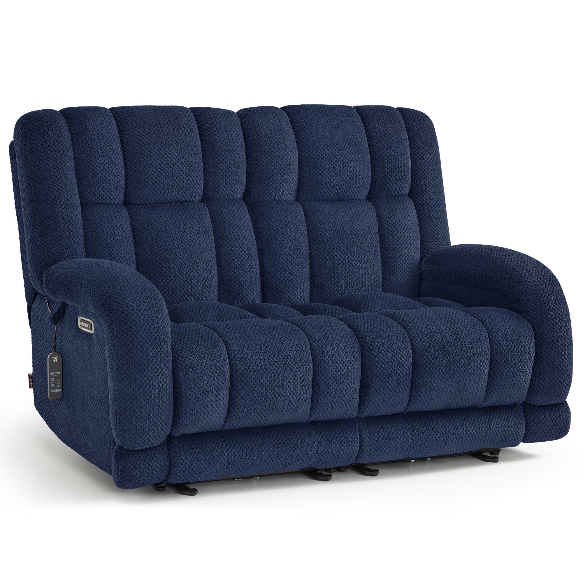65 in Oversized Reclining Loveseat with Heat & Massage 6855 