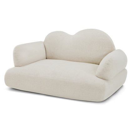 Lovupet Dog Sofa Couch for Medium Breed, Soft Full Foam Dog Couch Bed with Anti-Slip Bottom, PS695