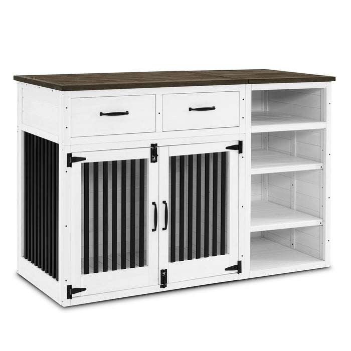 Dog deals kennel cabinet