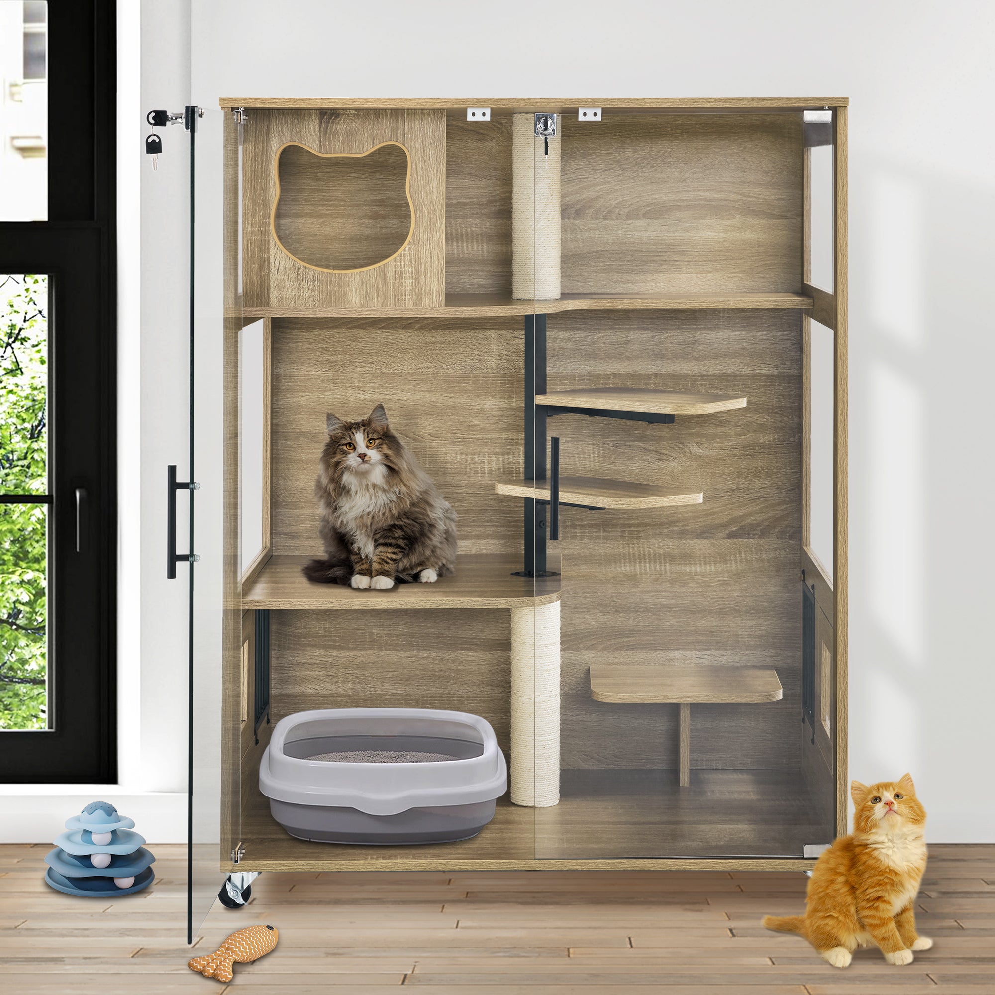 Cat House Villa for Cats/Kittens, GC11