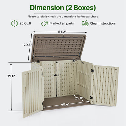 Small Plastic Storage Shed, SU5437|ST5737
