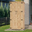 MCombo Wood Sheds & Outdoor Storage , Garden Tool Shed with Lock, Wooden Outdoor Storage Cabinet with Double Doors for Patio 1628