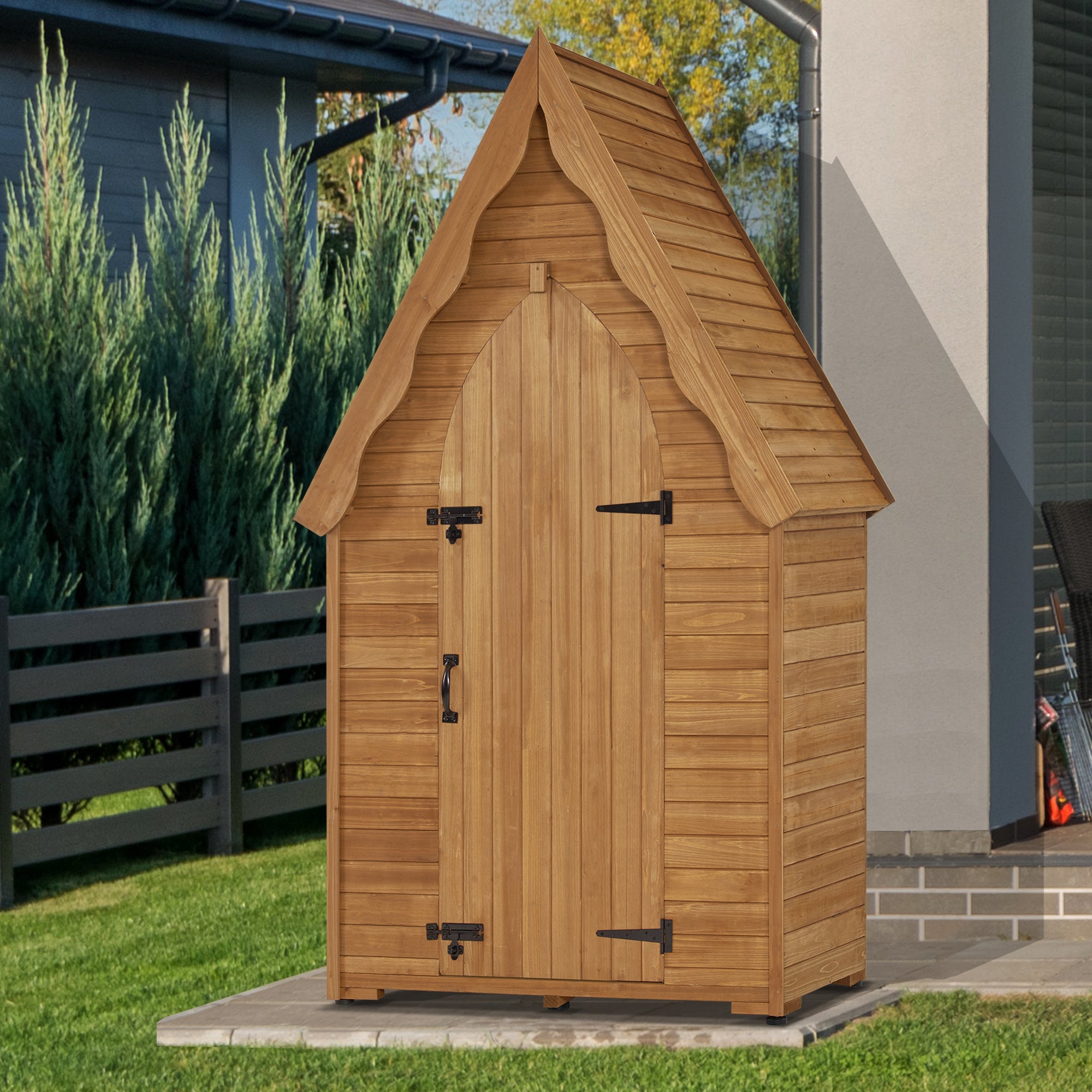 Large Outdoor Storage Cabinet, 1955