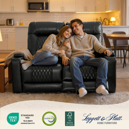 Power Reclining Loveseat,Home Theater Seating, HTS830
