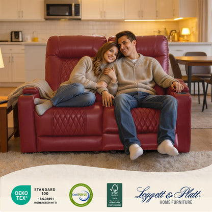 Power Reclining Loveseat,Home Theater Seating, HTS830