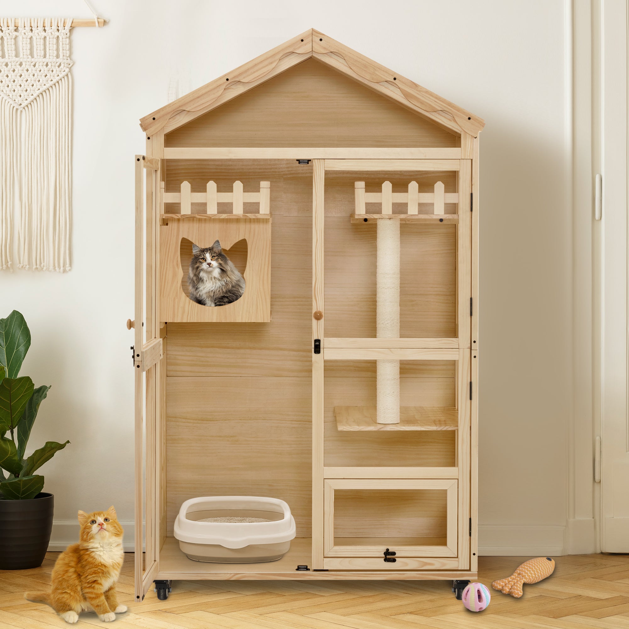Cat House for Cats/Kittens, CT291