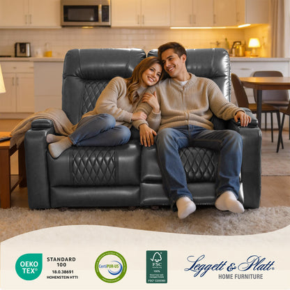 Power Reclining Loveseat,Home Theater Seating, HTS830