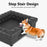 MCombo Pet Sofa Bed Dog Couch for Small Dogs, Faux Leather Dog Sofa with Small Stairs, 6321