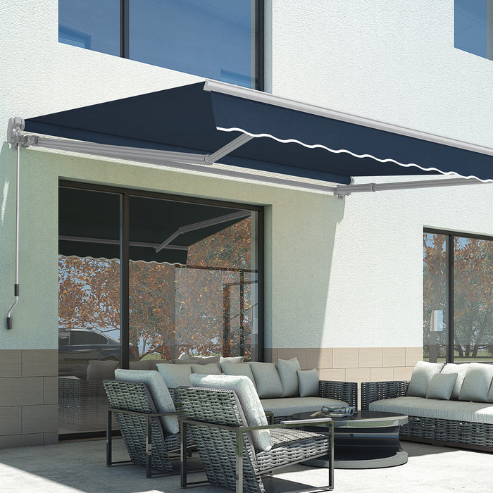 MCombo Patio Awning Sunshade Canopy for Manual Retractable Awnings, 4607 4627 4664