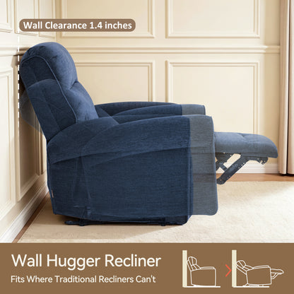 Power Wall Hugger Recliner Chair, Fabric/Faux Leather PR630 PR520