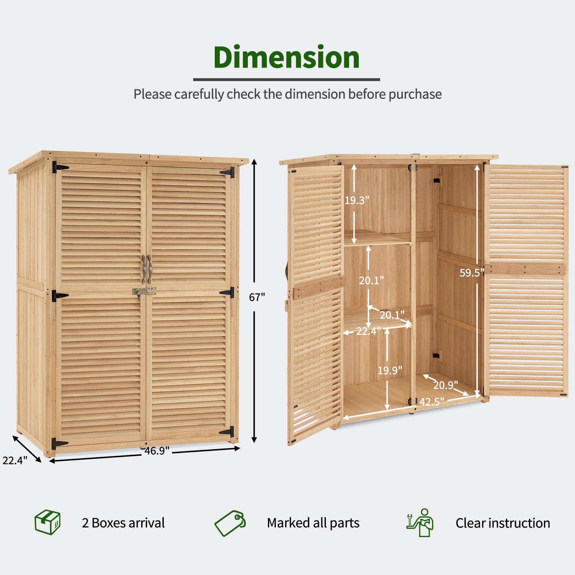 Outdoor Storage Cabinet, 0709|0808|1900