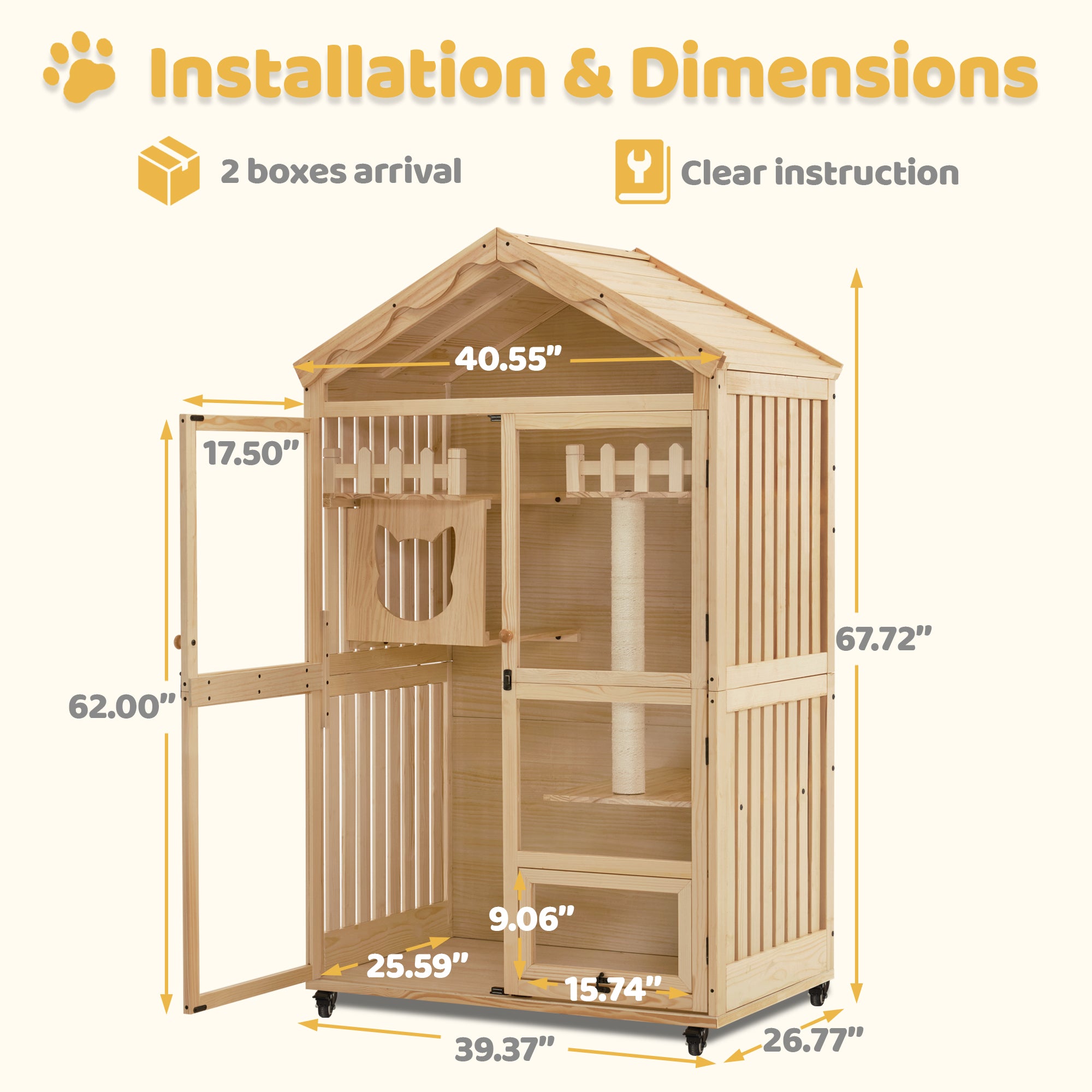 Cat House for Cats/Kittens, CT291