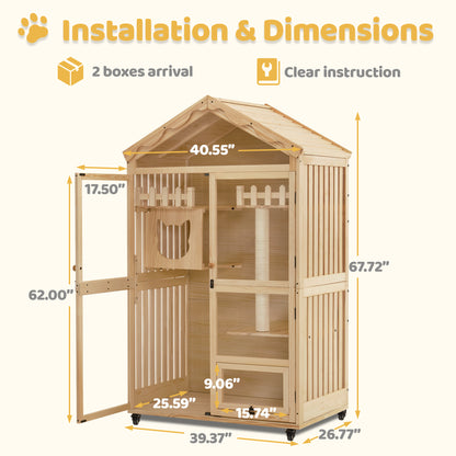 Cat House for Cats/Kittens, CT291