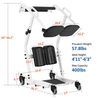 Sit to Stand Assist Lift for Elderly, 400lbs Capacity, STA477
