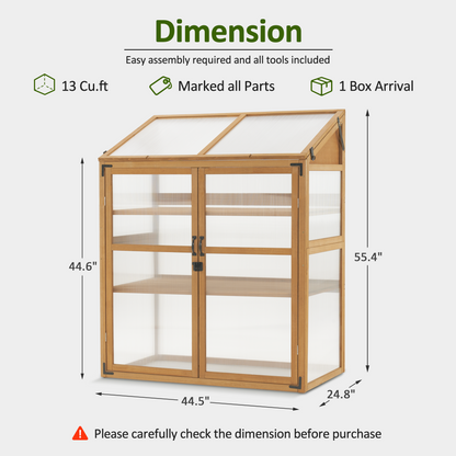 Large Cold Frame Greenhouse, 1344