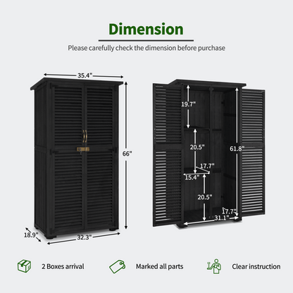 Outdoor Storage Cabinet, 0709|0808|1900