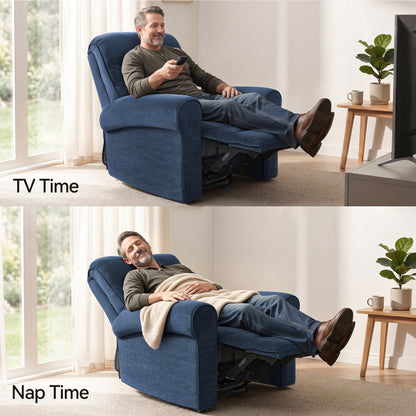 Power Wall Hugger Recliner Chair, Fabric/Faux Leather PR630 PR520