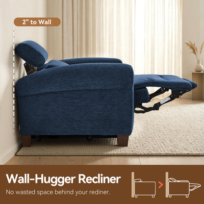 Wall Hugger Power Recliner Chair for Small Spaces, RV & Living Room HL164