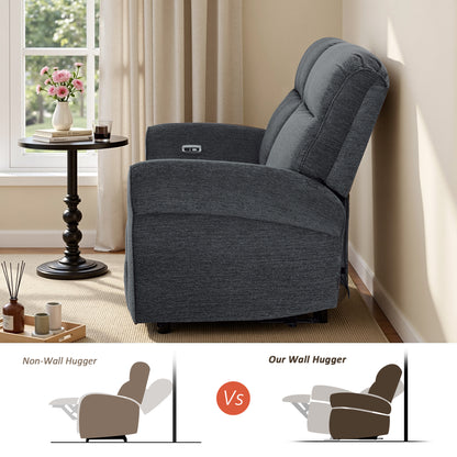 Wall Hugger Power Reclining Loveseat, Farbic PR635M1