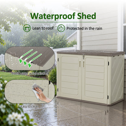 Small Plastic Storage Shed, SU5437|ST5737