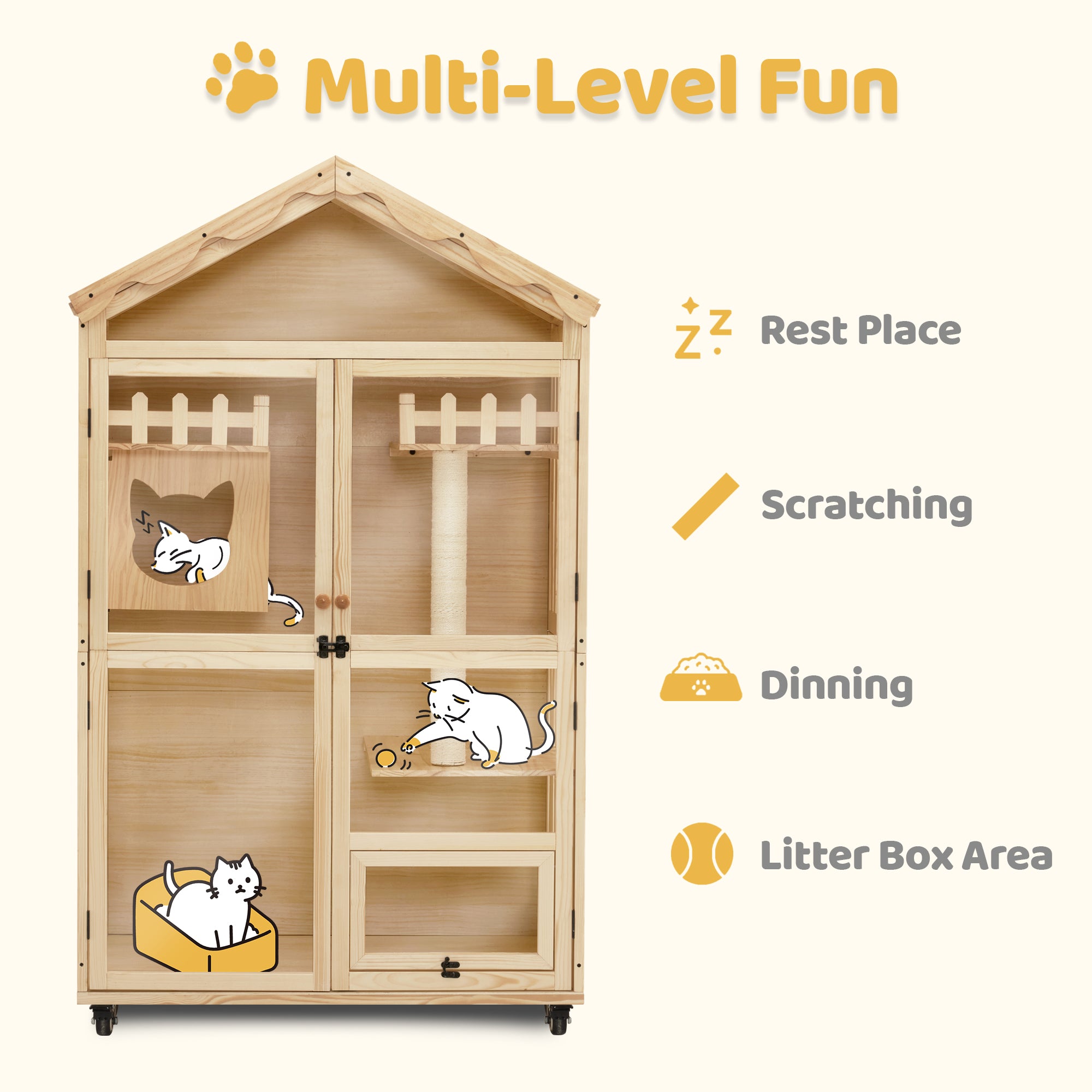 Cat House for Cats/Kittens, CT291