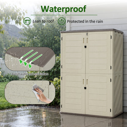 Tall Plastic Storage Shed, SU5462|ST5782